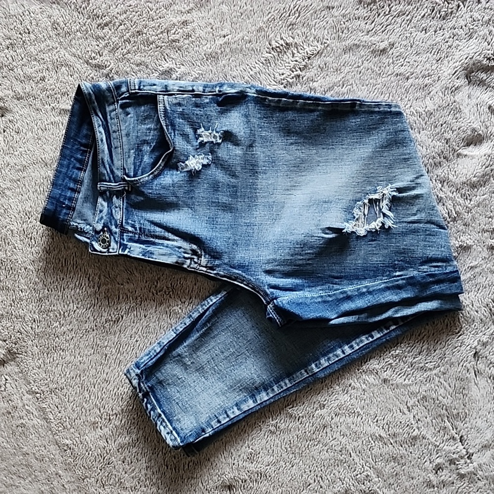 Savvy Blue distress jeans, size 16